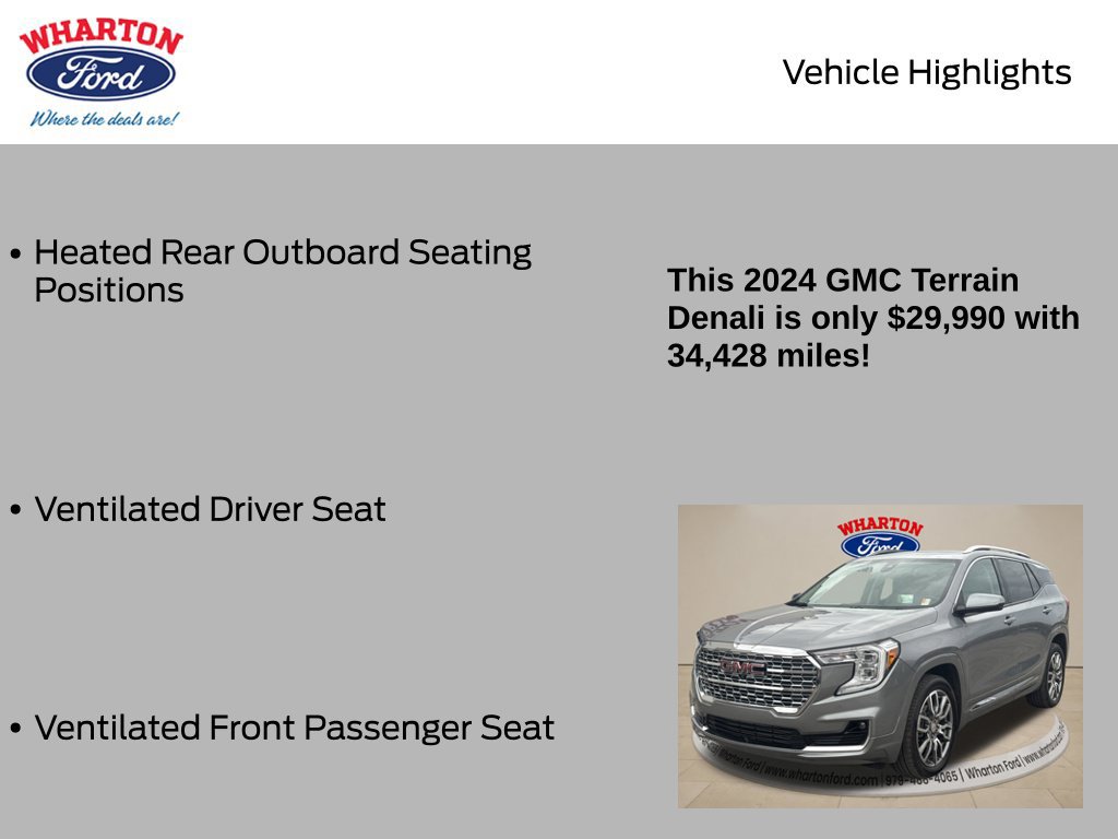 Used 2024 GMC Terrain Denali w/ Denali Premium Package AWD/4WD image 16