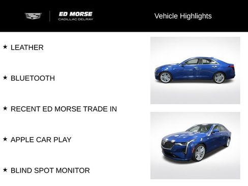 Certified 2024 Cadillac CT4 Premium Luxury w/ Climate Package RWD image 6