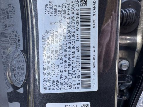 New 2026 Honda Civic Sport Touring image 26