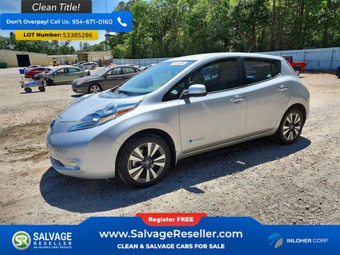 Used 2016 Nissan Leaf SV FWD image 1