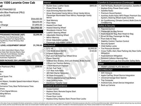 Used 2022 RAM 1500 Laramie w/ Sport Appearance Package image 24