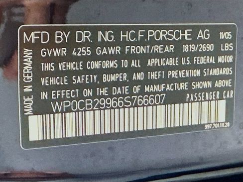 Used 2006 Porsche 911 Carrera 4S AWD/4WD image 18