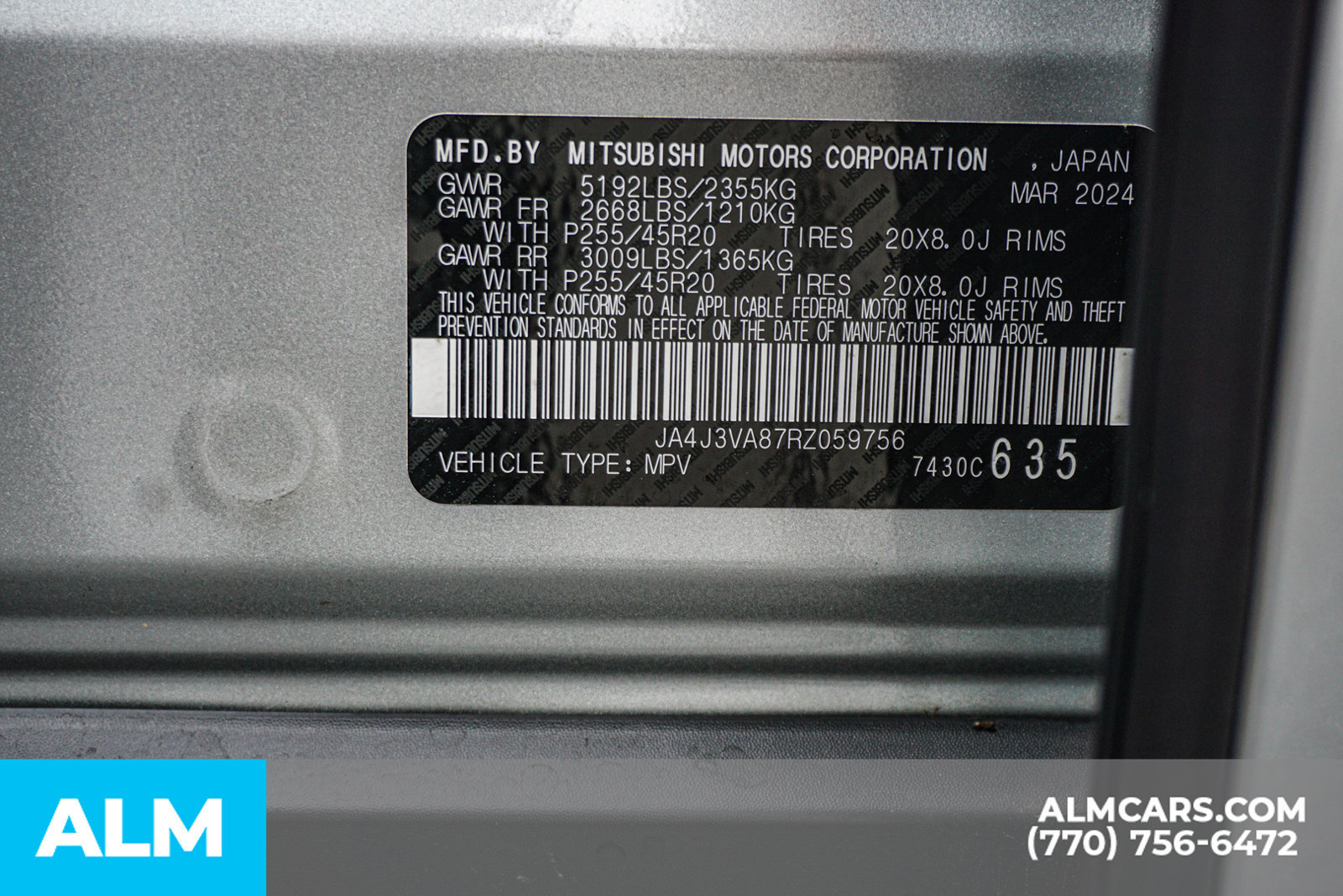 Used 2024 Mitsubishi Outlander SE FWD image 63