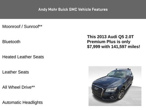 Used 2013 Audi Q5 2.0T Premium Plus AWD/4WD image 4
