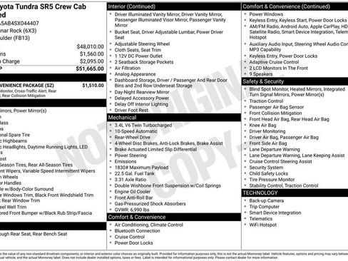 Used 2025 Toyota Tundra SR5 w/ SR5 Convenience Package RWD image 15