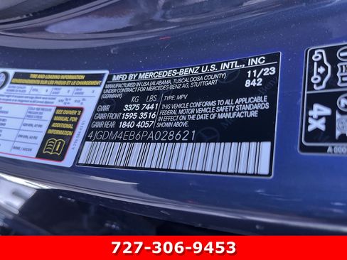 Used 2023 Mercedes-Benz EQS 580 4MATIC SUV image 28