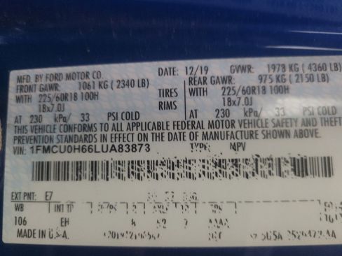 Used 2020 Ford Escape SEL image 33