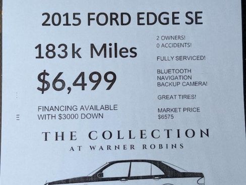 Used 2015 Ford Edge SE w/ Cargo Accessory Package FWD image 2