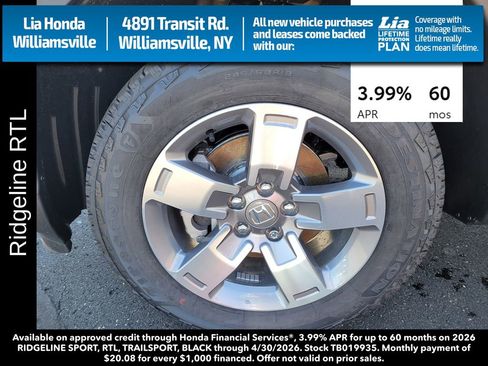 New 2026 Honda Ridgeline RTL image 11