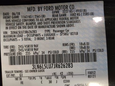 Used 2018 Lincoln MKZ Select w/ Technology Package FWD image 33