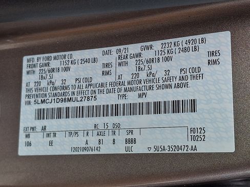 Used 2021 Lincoln Corsair AWD w/ Equipment Group 101A image 27