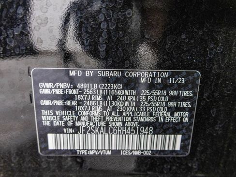 Used 2024 Subaru Forester Limited w/ POP Package 3 AWD/4WD image 57