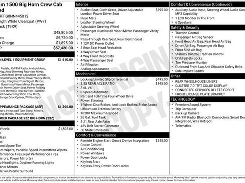 Used 2022 RAM 1500 Big Horn AWD/4WD image 33