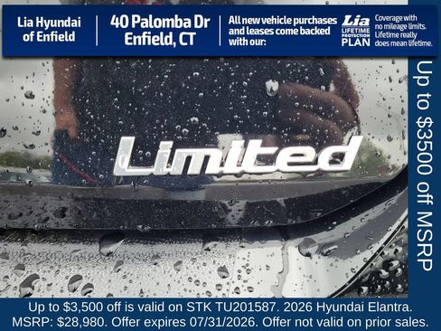 New 2026 Hyundai Elantra Limited FWD image 5