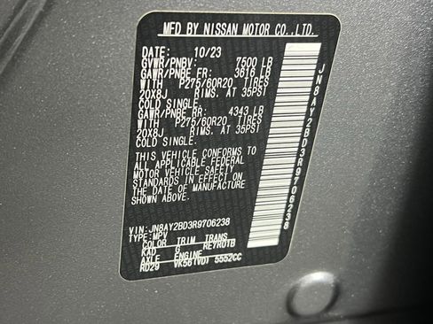 Used 2024 Nissan Armada SL image 35