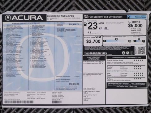 New 2026 Acura RDX A-Spec image 9