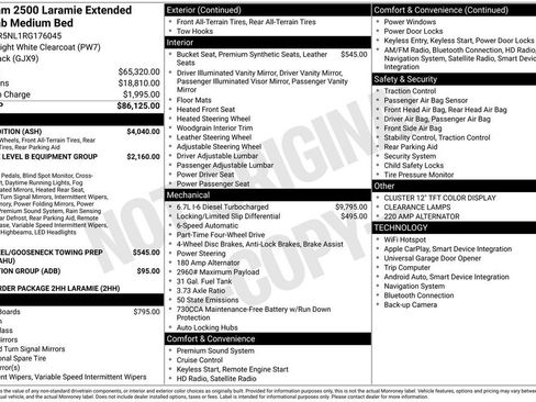 Used 2024 RAM 2500 Laramie w/ Night Edition AWD/4WD image 5
