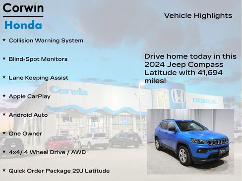Used 2024 Jeep Compass Latitude image 6