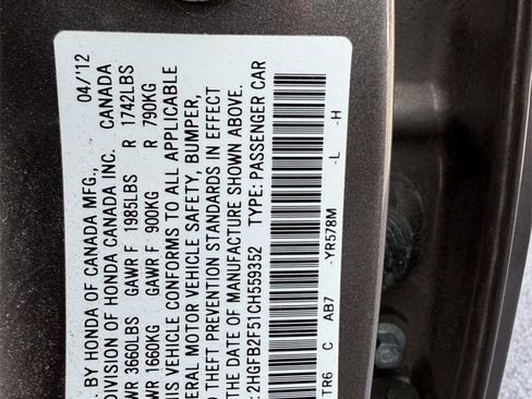 Used 2012 Honda Civic LX image 30