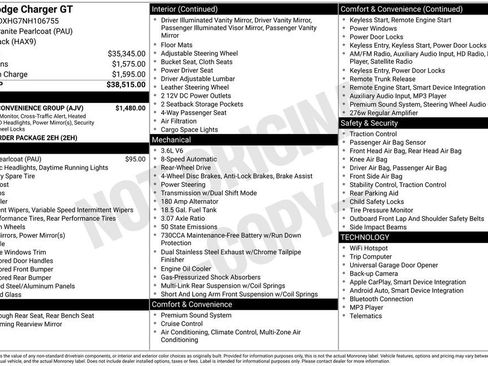 Used 2022 Dodge Charger GT w/ Driver Convenience Group image 7