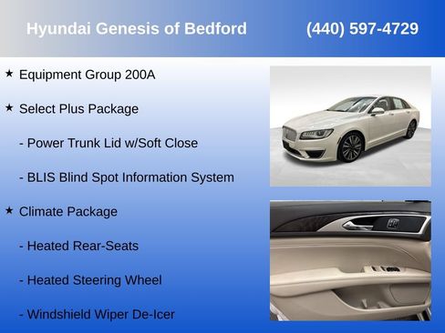Used 2018 Lincoln MKZ Select w/ Select Plus Package AWD/4WD image 7