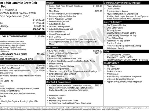Used 2019 RAM 1500 Laramie AWD/4WD image 28