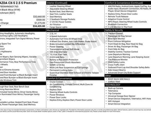 Used 2022 MAZDA CX-5 AWD 2.5 S w/ Premium Package image 6