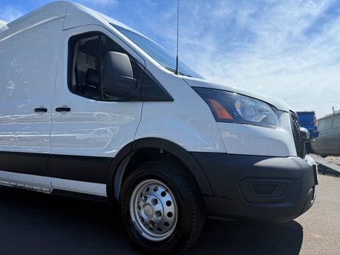 Used 2023 Ford Transit 350 148 High Roof Extended w/ Fleet Safety Package RWD image 32