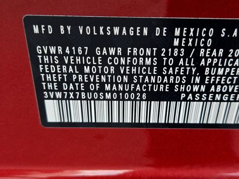 New 2025 Volkswagen Jetta SE image 20