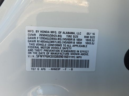 Used 2016 Honda Pilot EX image 34
