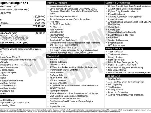 Used 2018 Dodge Challenger SXT w/ Blacktop Package image 4