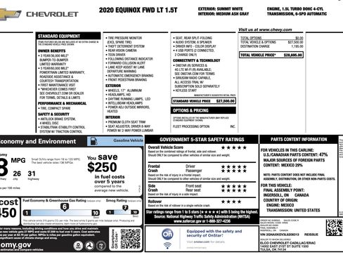 Used 2020 Chevrolet Equinox LT image 4