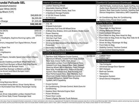 Used 2023 Hyundai Palisade SEL AWD/4WD image 7