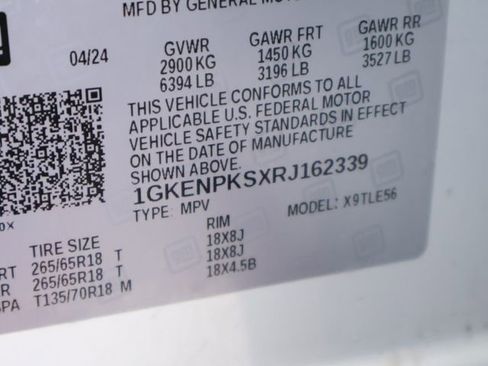 Certified 2024 GMC Acadia AT4 w/ Super Cruise Package image 22