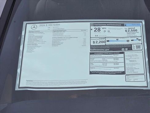 New 2026 Mercedes-Benz E 350 Sedan image 16