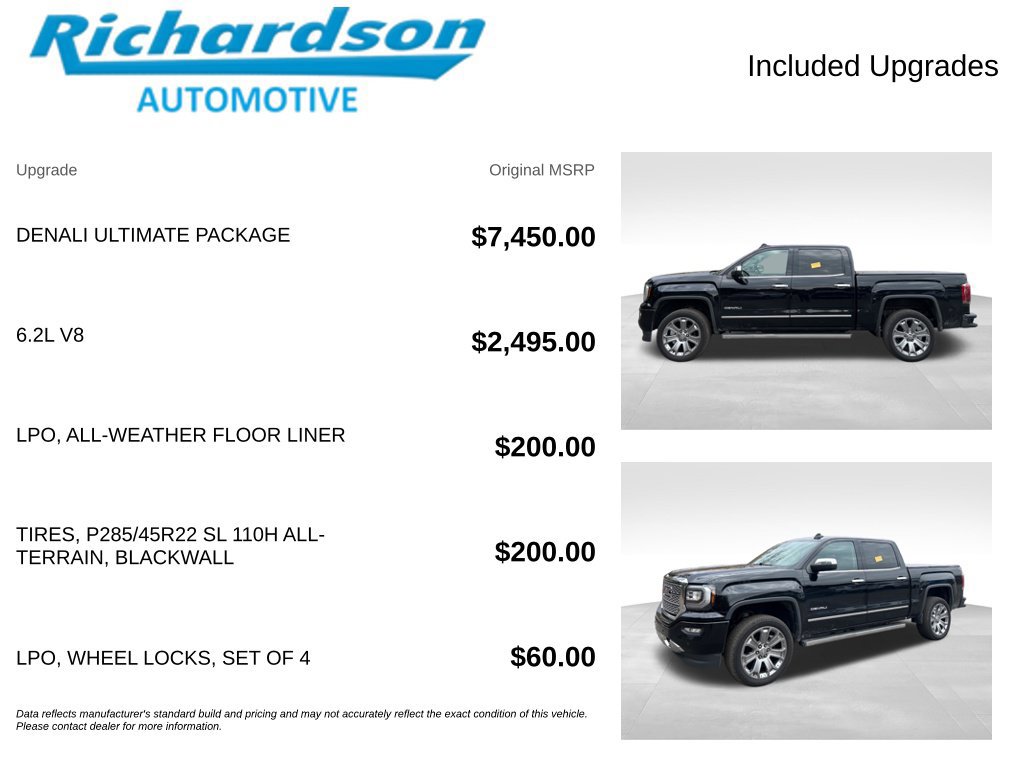 Used 2017 GMC Sierra 1500 Denali w/ Denali Ultimate Package AWD/4WD image 8