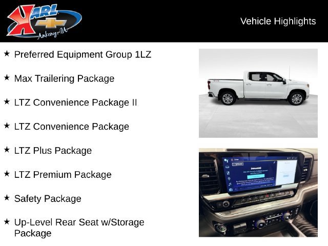 Certified 2025 Chevrolet Silverado 1500 LTZ w/ LTZ Premium Package AWD/4WD image 2