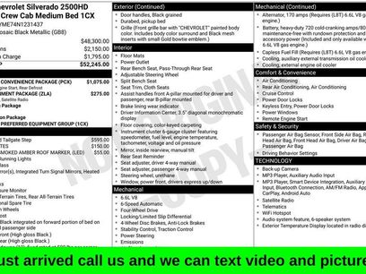 Used 2022 Chevrolet Silverado 2500 Custom w/ Custom Convenience Package