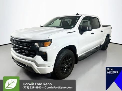 Used 2023 Chevrolet Silverado 1500 Custom w/ LPO, Dark Essentials Package AWD/4WD image 4