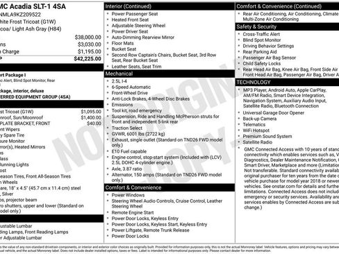 Used 2019 GMC Acadia SLT FWD image 18