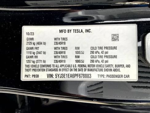Used 2023 Tesla Model 3 Standard Range RWD image 19