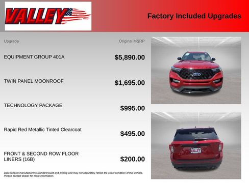 Used 2023 Ford Explorer ST w/ Equipment Group 401A AWD/4WD image 6