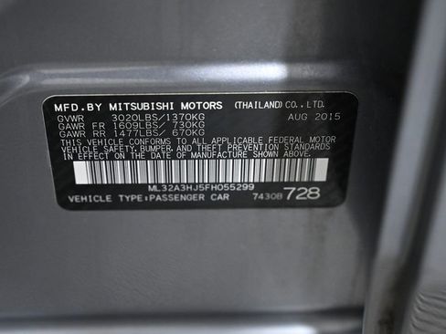 Used 2015 Mitsubishi Mirage DE image 27