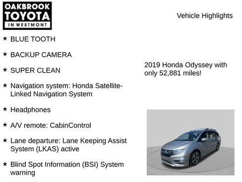 Used 2019 Honda Odyssey Elite image 5