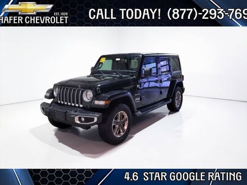 Used 2021 Jeep Wrangler Unlimited Sahara w/ Cold Weather Group image 1