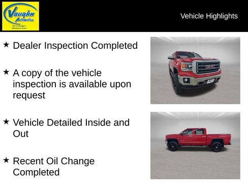 Used 2014 GMC Sierra 1500 SLT w/ SLT Crew Cab Value Package AWD/4WD image 2