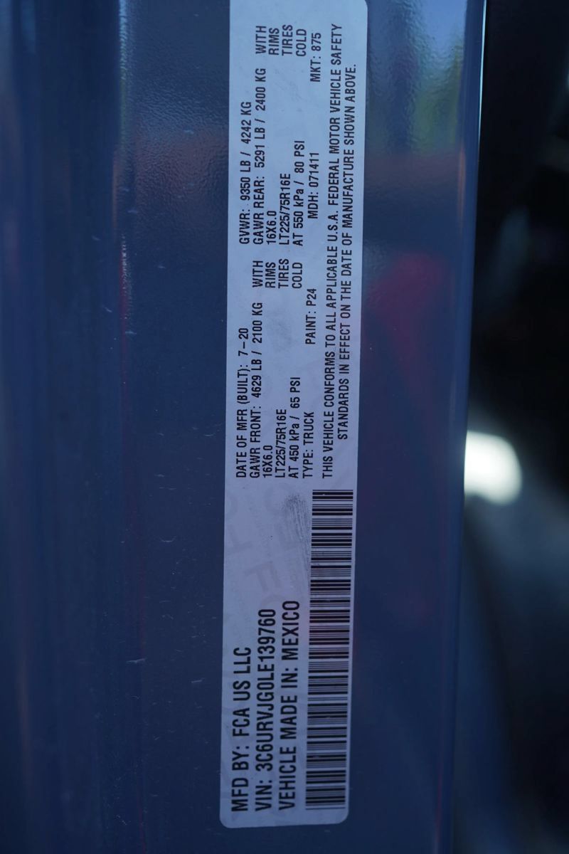 Used 2020 RAM ProMaster 3500 FWD image 25