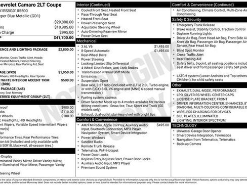 Used 2016 Chevrolet Camaro LT image 10