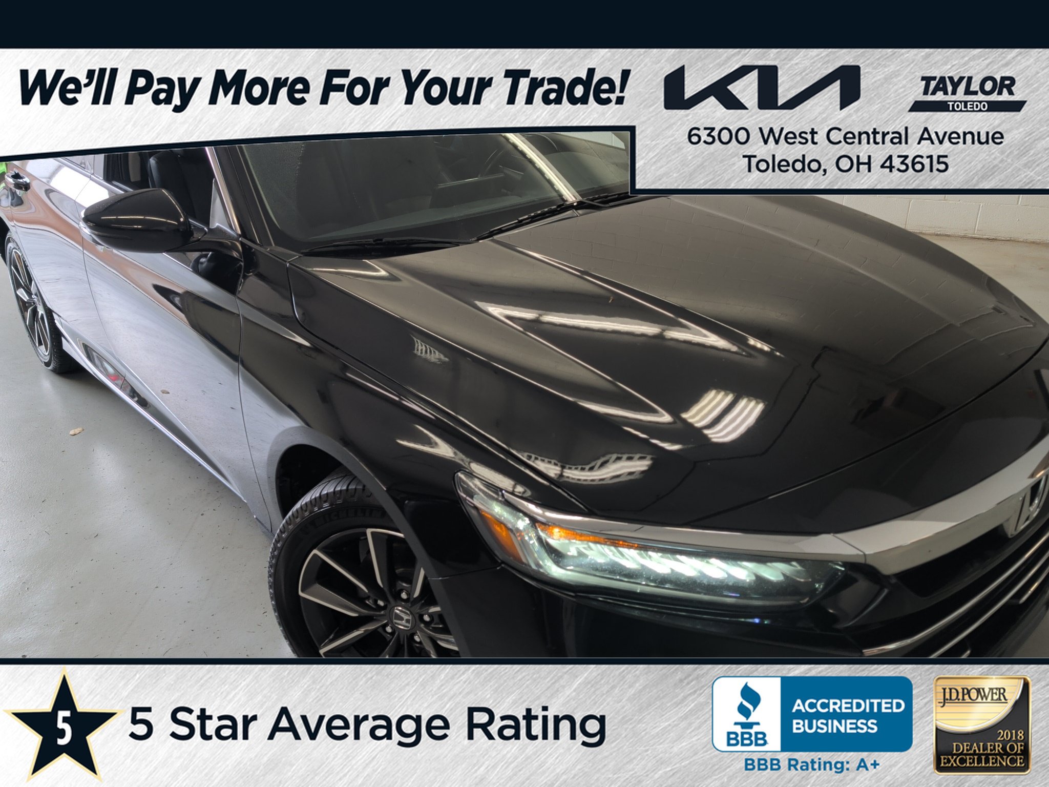 Used 2021 Honda Accord EX-L image 1
