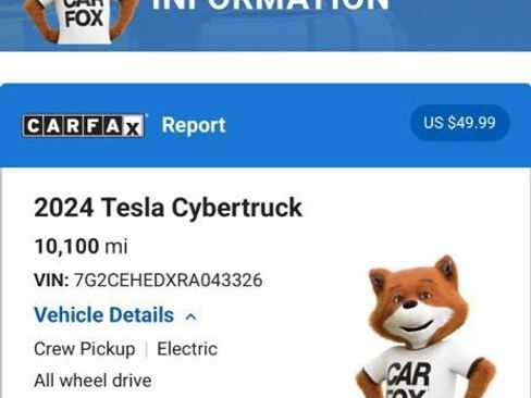 Used 2024 Tesla Cybertruck AWD Crew Cab image 6